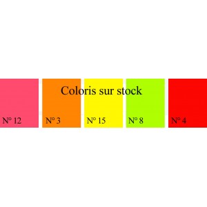 Fils à coudre fluo 100% polyester mat